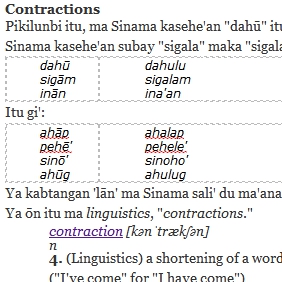 contractions