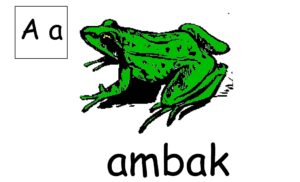 patta': ambak, batang-sulat a