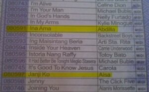 Tausug Songs, Janji ko and Ina Ama.