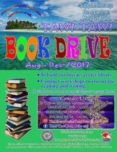 Give books for The Library Project Tawi-Tawi